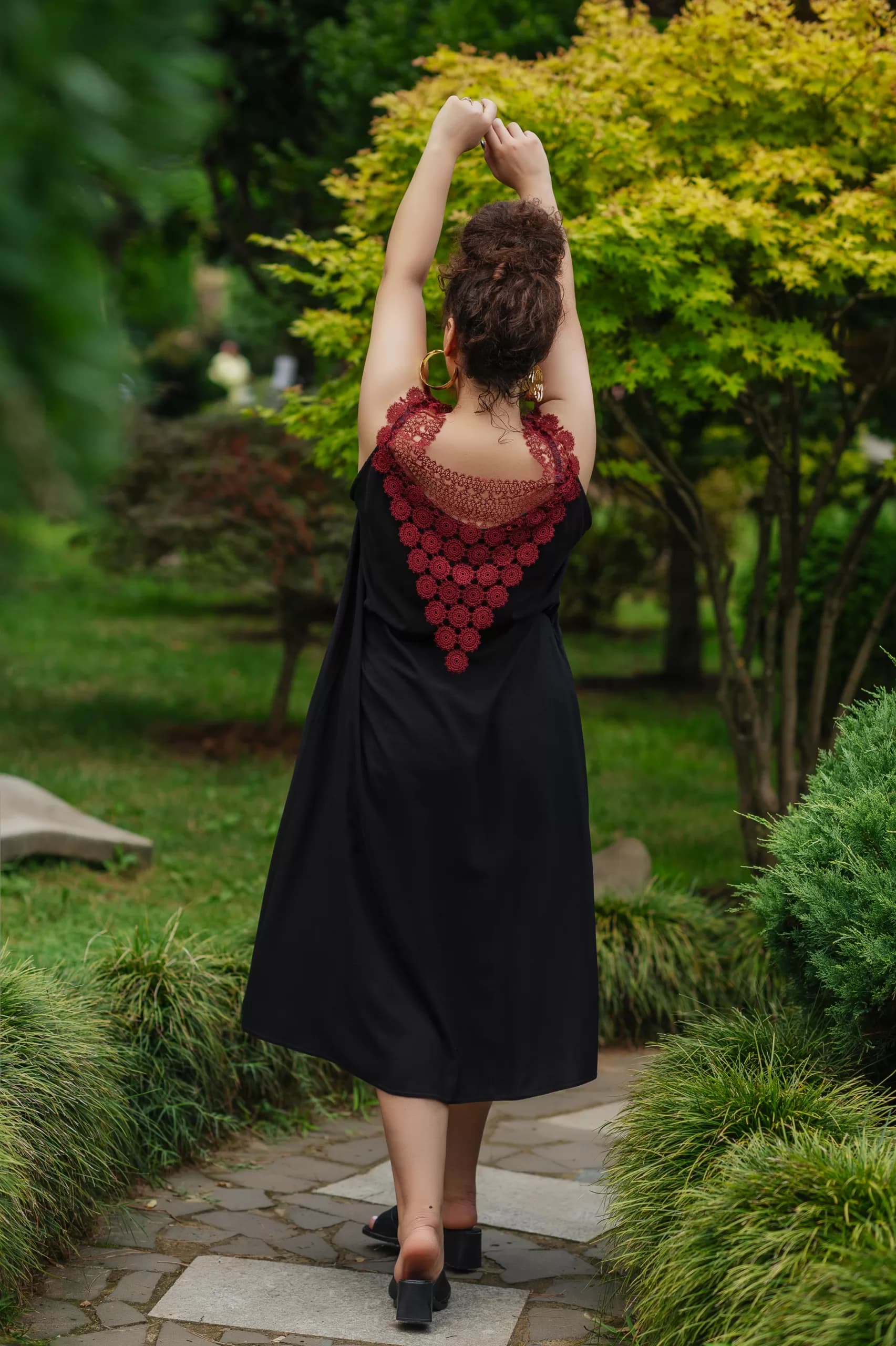 Crimson Lace Dress 3