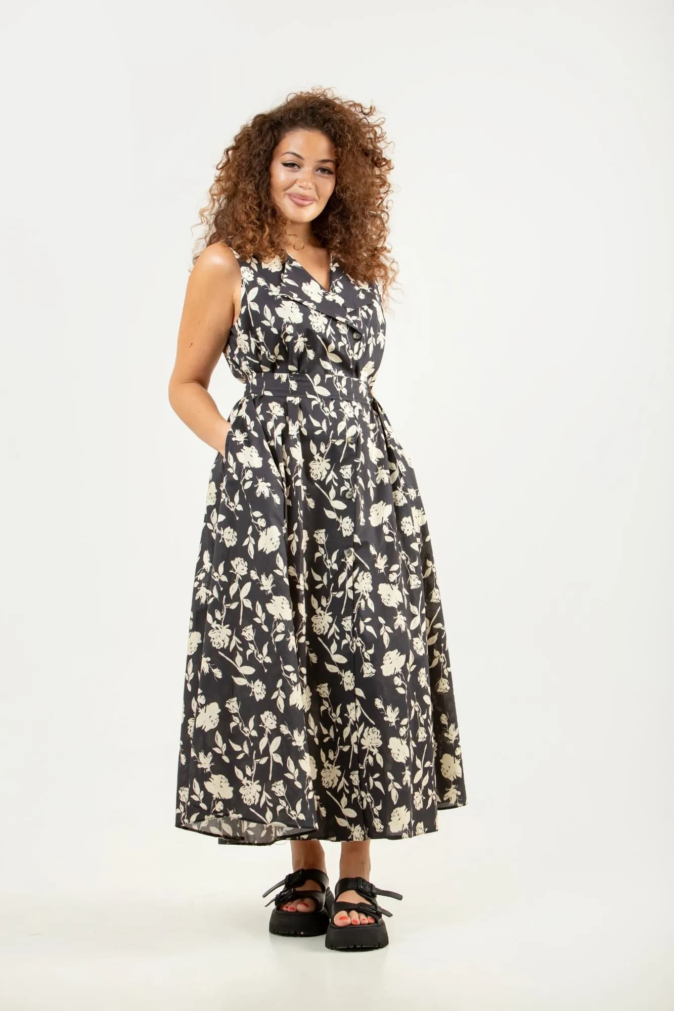 Magnolia Dream Satin Dress 1